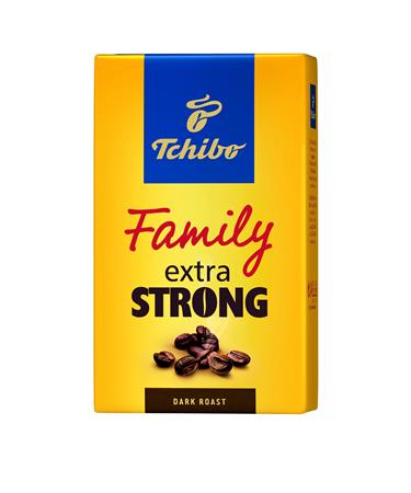Kávé, pörkölt, őrölt, 250 g, TCHIBO Family Extra Strong