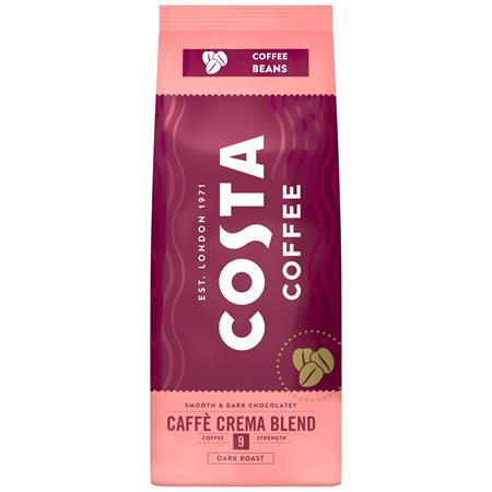 Kávé, pörkölt, szemes, 500 g, COSTA Café Crema Blend