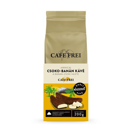 Kávé, pörkölt, őrölt, 200 g, CAFE FREI Jamaicai Csoko-Banán