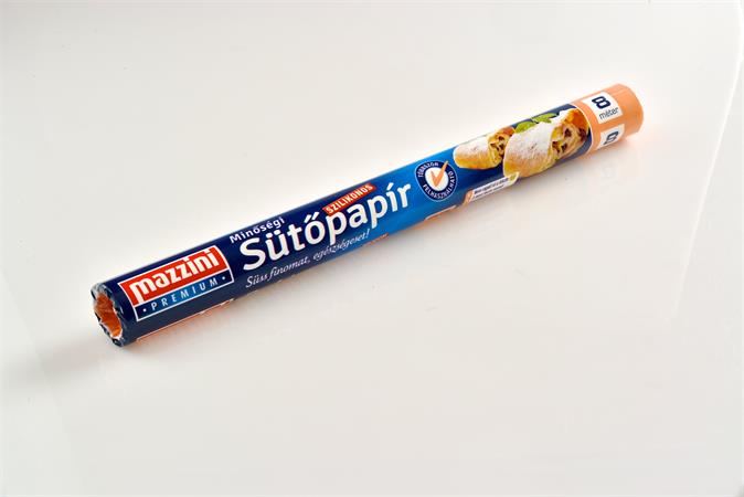 Sütőpapír, szilikonos, 8 m, MAZZINI Premium