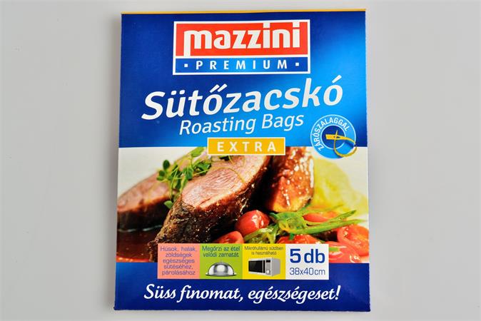 Sütőzacskó, extra, 5 db, 38x40 cm, MAZZINI Premium