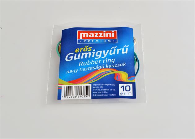 Gumigyűrű, 10 g, erős, MAZZINI Premium