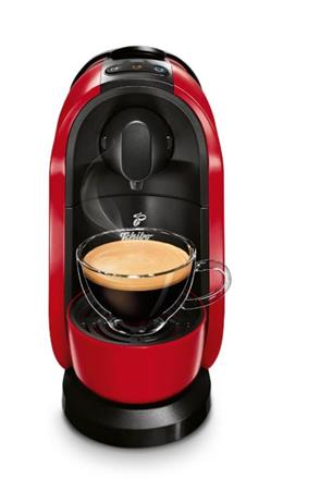 Kávéfőzőgép, kapszulás, TCHIBO Cafissimo Pure, piros