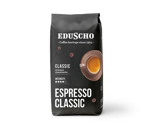 Kávé, pörkölt, szemes, 1000 g, EDUSCHO Espresso Classic