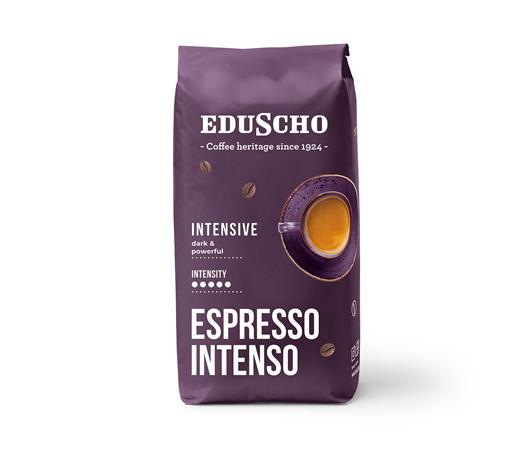 Kávé, pörkölt, szemes, 1000 g, EDUSCHO Espresso Intensive