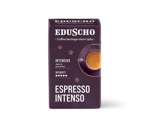 Kávé, pörkölt, őrölt, 250 g, EDUSCHO Espresso Intensive