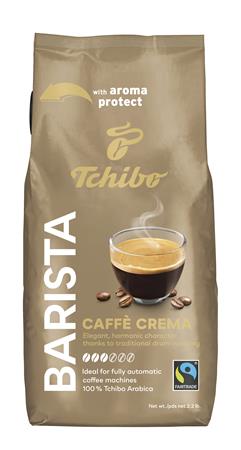 Kávé, pörkölt, szemes, 1000 g, TCHIBO Barista Caffé Crema