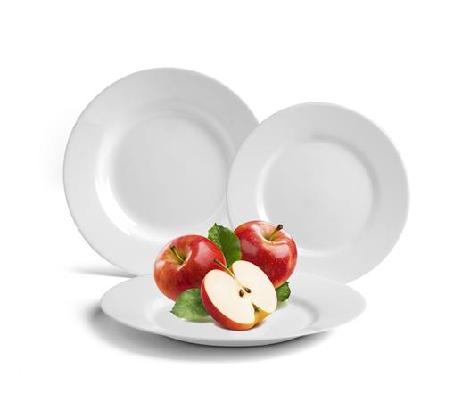 Desszertes tányér, fehér, 19 cm, 24 db-os szett, , GastroLine