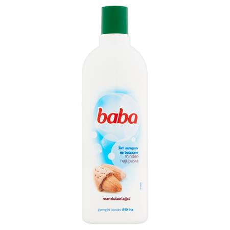 Hajsampon, 400 ml, BABA 2in1, mandula