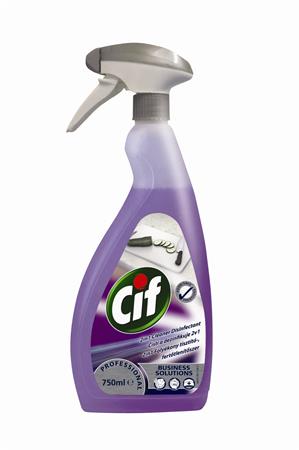 Általános tisztító- és fertőtlenítőszer, 750 ml, CIF Pro Formula Safeguard 2in1