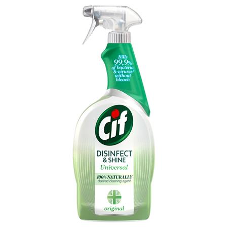 Univerzális fertőtlenítő spray, 750 ml, CIF Disinfect&Shine