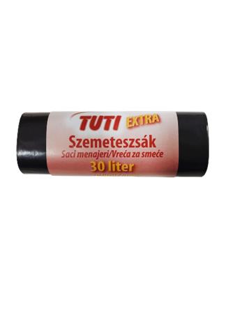 Szemeteszsák, extra erős, 30 l, 20 db, TUTI Extra