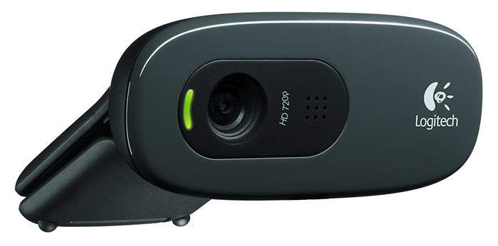 Webkamera, beépített mikrofonnal, USB, LOGITECH, C270