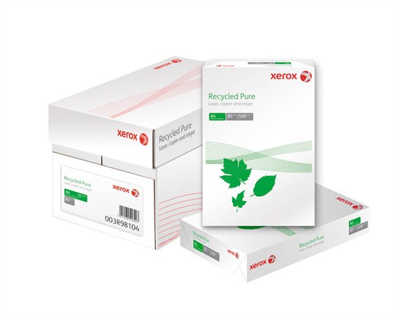 XEROX "Recycled Pure" A4 újrahasznosított másolópapír | 80 g | 240 csomag/raklap