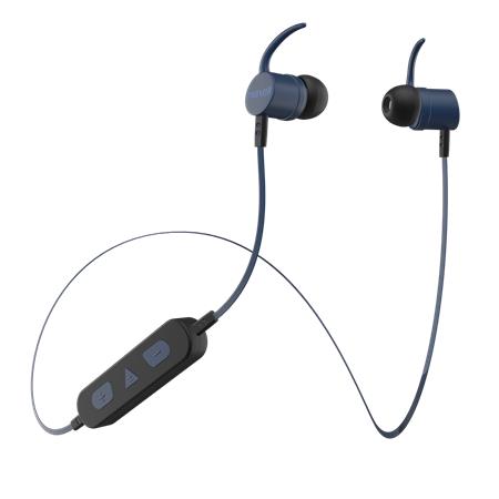 Fülhallgató, vezeték nélküli, Bluetooth 5.1, mikrofonnal, MAXELL Solid, kék