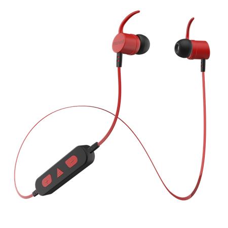 Fülhallgató, vezeték nélküli, Bluetooth 5.1, mikrofonnal, MAXELL Solid, piros