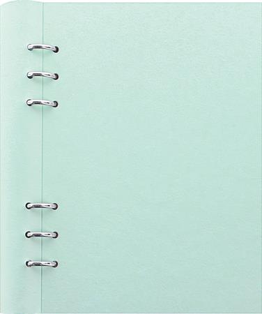 Tervező, naptár és füzet betéttel, A5, FILOFAX Clipbook Classic Pastel, pasztellzöld