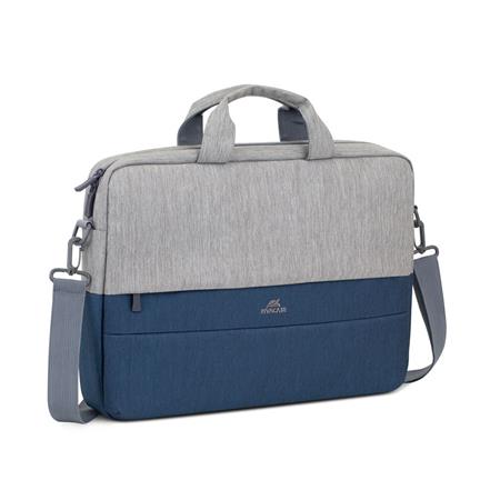 Notebook táska, 15,6, RIVACASE Prater 7532, szürke-kék