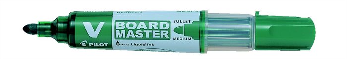Táblamarker, 2,3 mm, kúpos, PILOT V-Board Master, zöld