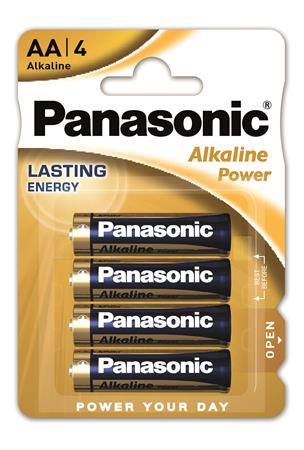 Elem, AA ceruza, 4 db, PANASONIC Alkaline power