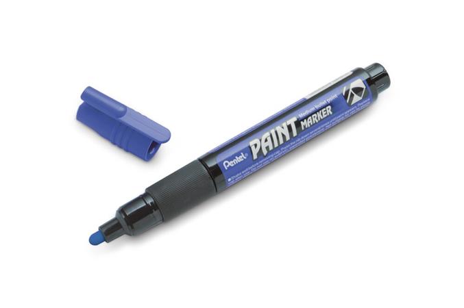 Lakkmarker, 2 mm, kúpos, PENTEL MMP20, kék