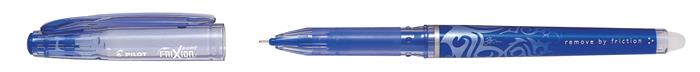 Rollertoll, 0,25 mm, tűhegyű, törölhető, kupakos, PILOT Frixion Point, kék