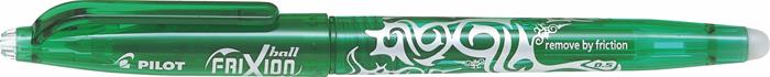 Rollertoll, 0,25 mm, törölhető, kupakos, PILOT Frixion Ball, zöld