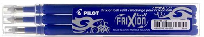 Rollertoll betét, 0,35 mm, törölhető, PILOT Frixion Ball/Clicker, kék