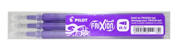 Rollertoll betét, 0,25 mm, törölhető, PILOT Frixion Ball/Clicker, lila
