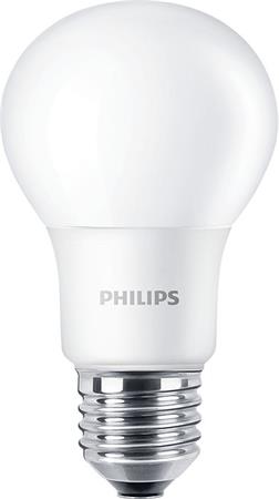 LED izzó, E27, gömb, A60, 5.5W, 470lm, 2700K, PHILIPS CorePro