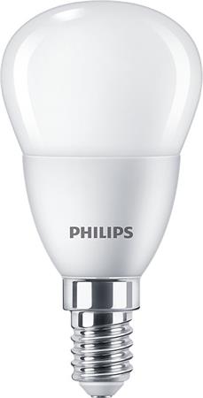 LED izzó, E14, kisgömb, P45, 5W, 470lm, 2700K, PHILIPS CorePro