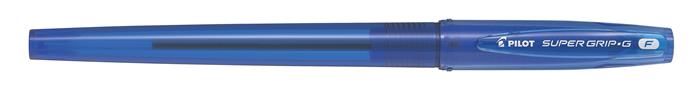 Golyóstoll, 0,22 mm, kupakos, PILOT Super Grip G, kék