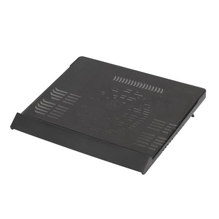 Notebook állvány, hűtőventilátorral, 17,3, RIVACASE 5556, fekete