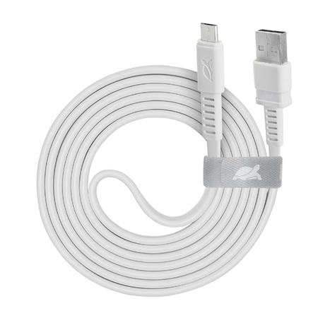 USB kábel, USB-microUSB, 1,2m, RIVACASE PS6000, fehér