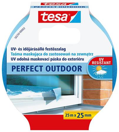 Festő- és mázolószalag, kültéri, 25 mm x 25 m, TESA Perfect  Outdoor