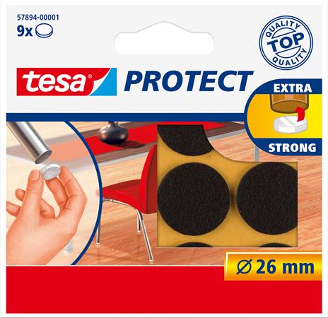 Filckorong, karcolásgátló, 26 mm, TESA Protect®, barna