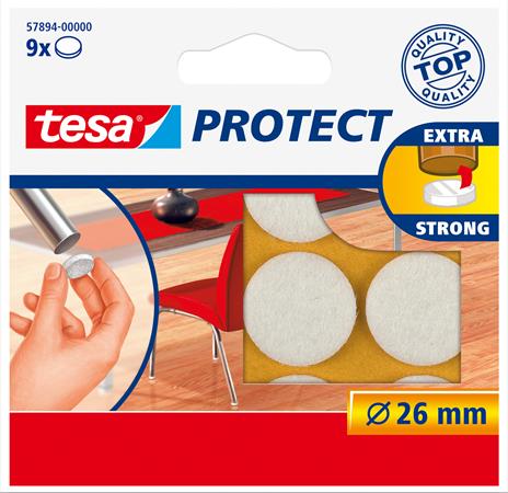Filckorong, karcolásgátló, 26 mm, TESA Protect®, fehér