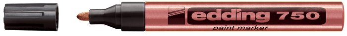 Lakkmarker, 2-4 mm, EDDING 750, vörösréz
