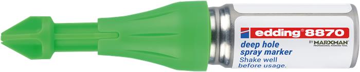 Furatjelölő-marker spray, EDDING 8870-1, neon zöld