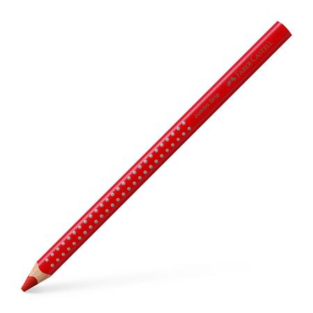 Színes ceruza, háromszögletű, FABER-CASTELL Grip 2001 Jumbo, piros