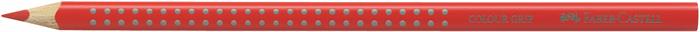 Színes ceruza, háromszögletű, FABER-CASTELL Grip 2001, piros