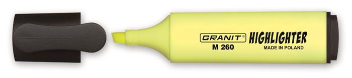 Szövegkiemelő, 1-5 mm, GRANIT M260, sárga