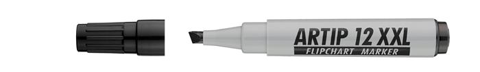 Flipchart marker, 1-3 mm, kúpos, ICO Artip 11 XXL, fekete