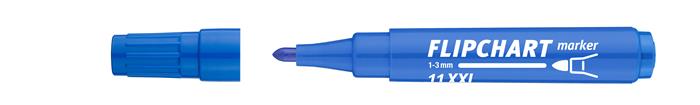 Flipchart marker, 1-3 mm, kúpos, ICO Artip 11 XXL, kék