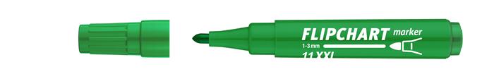 Flipchart marker, 1-3 mm, kúpos, ICO Artip 11 XXL, zöld