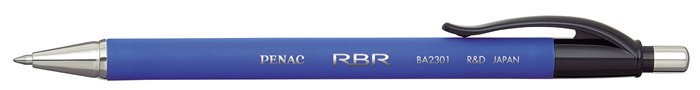 Golyóstoll, 0,7 mm, nyomógombos, PENAC RBR, kék