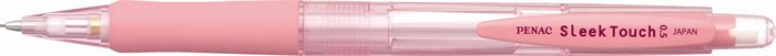 Nyomósirón, 0,5 mm, rózsaszín tolltest, PENAC SleekTouch