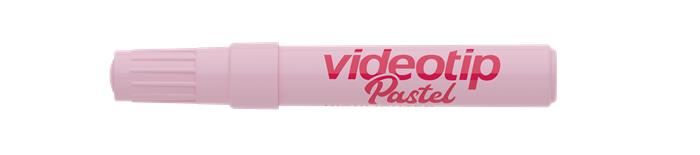 Szövegkiemelő, 1-4 mm, ICO Videotip, pasztell rózsaszín