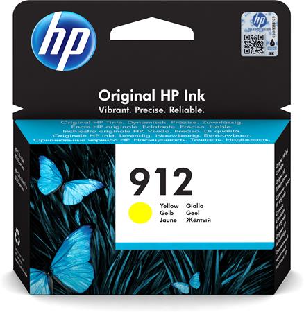 3YL79AE Tintapatron Officejet 8023 All-in-One nyomtatókhoz, HP 912, sárga, 315 oldal