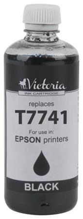 T77414A Tinta Workforce M100, M105 nyomtatókhoz, VICTORIA TECHNOLOGY, fekete, 150ml